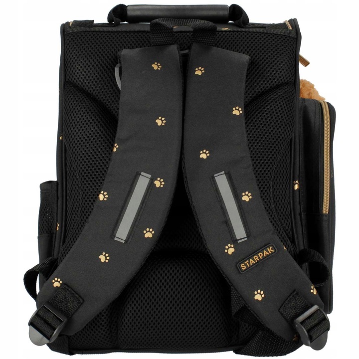 TORNISTER PLECAK SZKOLNY DLA DZIEWCZYNKI KLASY 1 3 FUTERKO USZY KOT KOTEK