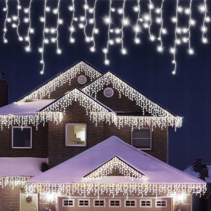 SOPLE LED 500 LAMPKI ZIMNE WISZĄCE 22M ZEWNĘTRZNE WEWNĘTRZNE EFEKT FLASH