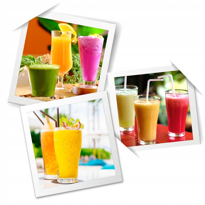 Blender ręczny kielichowy do koktajli 2 butelki smoothie 350W