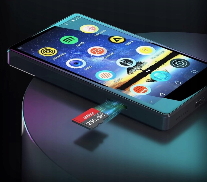 ODTWARZACZ MP3 MP4 Czarny WiFi, Spotify, przeglądarka, dyktafon bluetooth