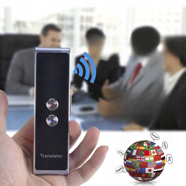 Translator Głosowy T8 Z Bluetooth 4.0 i Wsparciem Android/iOS