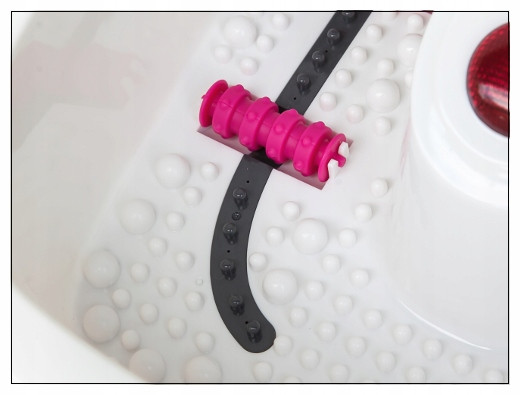 Masażer masaż stóp wodny hydromasażer do nóg podczerwień 4 rolki 3 nasadki