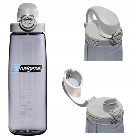 BUTELKA BIDON NA WODĘ NALGENE OTF USTNIK 700 ml 0,7L SMOKE GRAY TRITAN