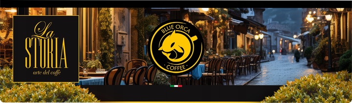 Kawa LA STORIA SELLEZIONE SPECIALE 1kg ŚWIEŻO PALONA 100% ARABICA-BLUE ORCA