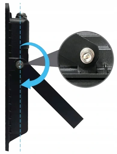 Naświetlacz LED SLIM 30W halogen czujnik ruchu zmierzchu reflektor halogen