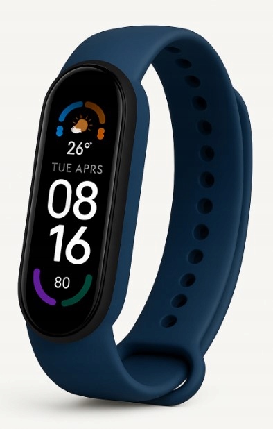 Smart band 6 Smartwatch Niebieski + Drukarka Termiczna Drukuś