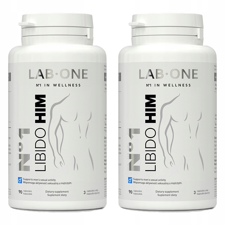 2 x N°1 Libido HIM, Lab One Erekcja Witalność On