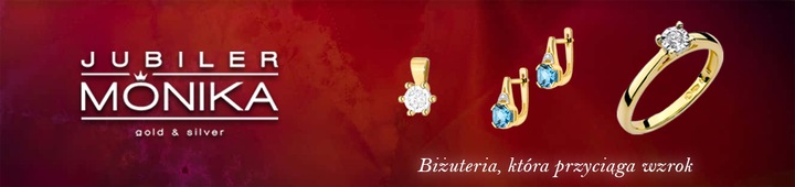 Złoty Komplet Chrzest Komunia łańcuszek ankier 45 cm + krzyżyk pr. 333