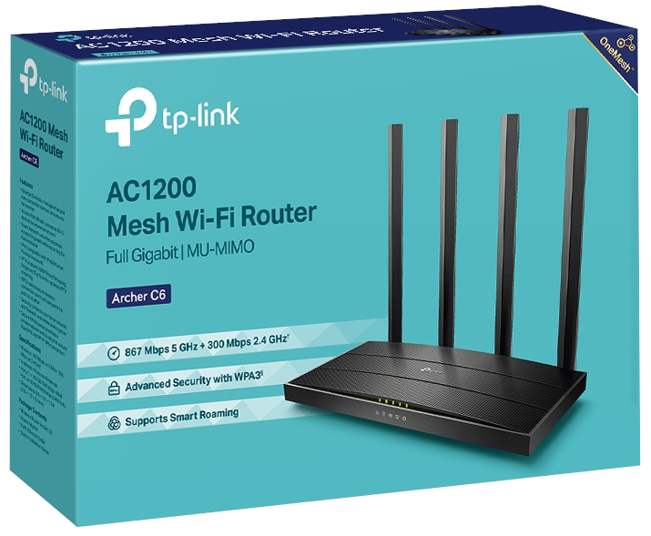 Router TP-LINK Archer C6 AC1200 Serwer VPN WPS wif