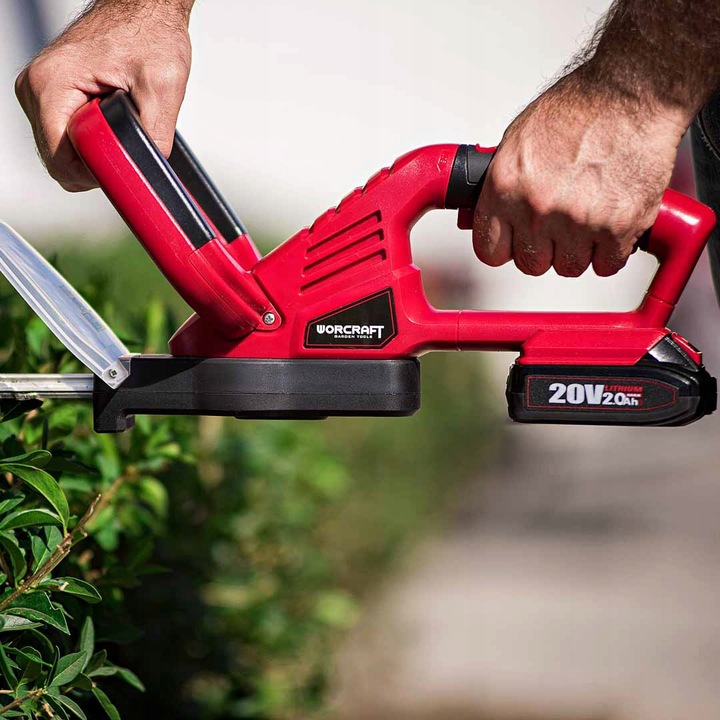 NOŻYCE DO ŻYWOPŁOTU AKUMULATOROWE DO KRZEWÓW GAŁĘZI SEKATOR 510MM WORCRAFT