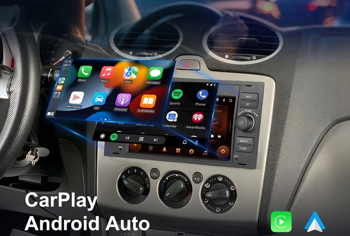 RADIO SAMOCHODOWE ANDROID FORD KUGA S-MAX C-MAX CARPLAY USB RDS GPS WIFI BT