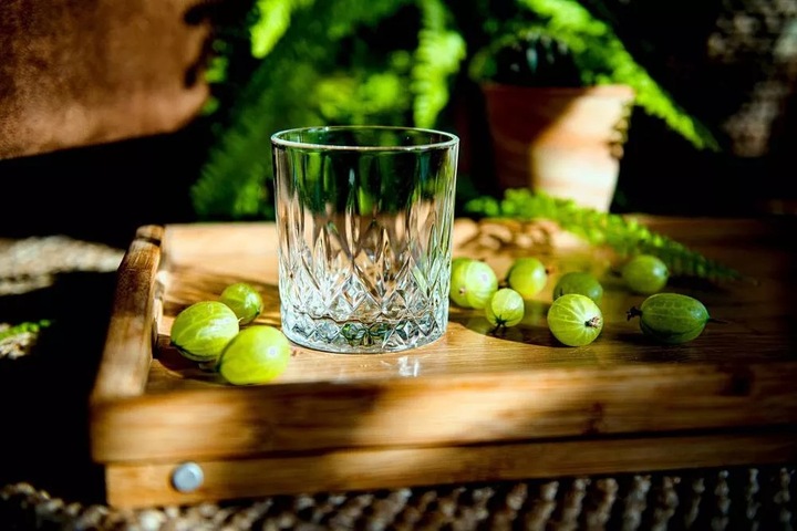 Zestaw do whisky karafka 850 ml 6 szklanek 280 ml komplet na prezent