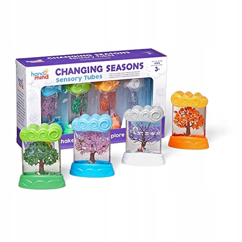 Tuby sensoryczne pory roku zestaw 4 szt. Learning Resources