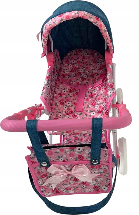 WÓZEK DLA LALEK GŁĘBOKI SPACERÓWKA GONDOLA 3w1 MarioToys TORBA POŚCIEL