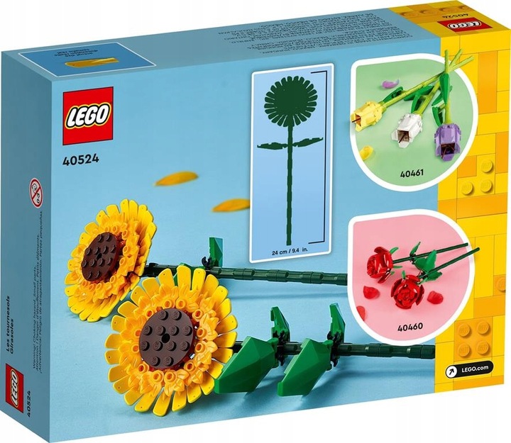 KLOCKI LEGO 40524 SŁONECZNIKI KWIATY BUKIET NOWE NA PREZENT DLA NIEJ +TORBA