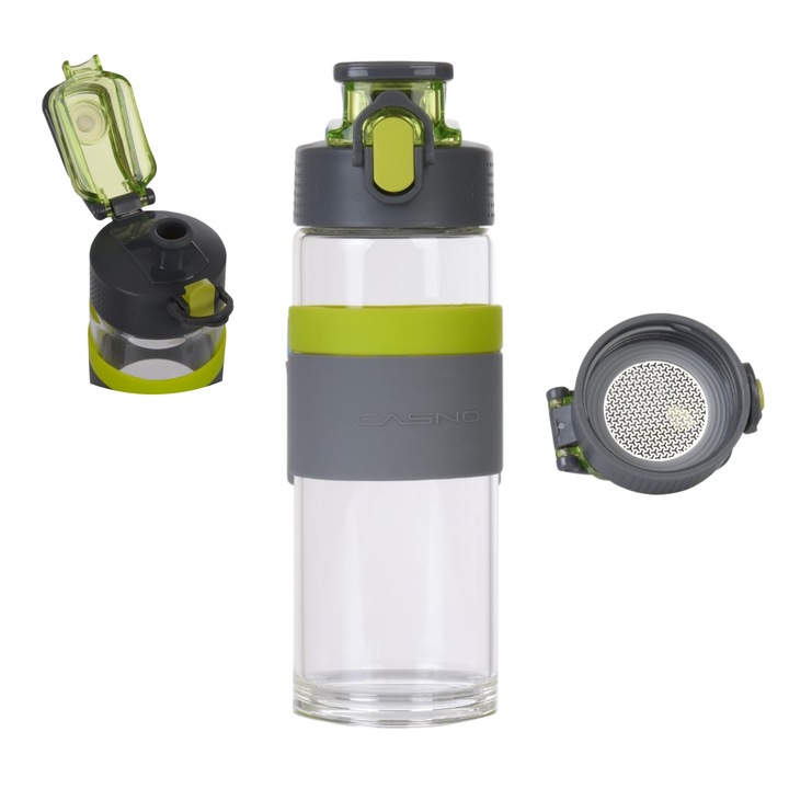 Szklana butelka ze szkła borokrzemowego CASNO 0,5L