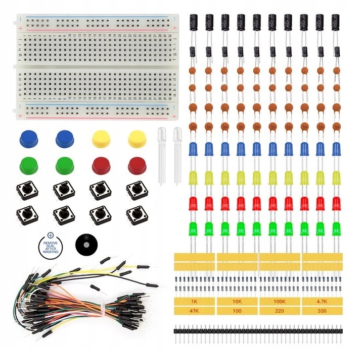 Zestaw elementów elektronicznych do Arduino , Raspberry Pi