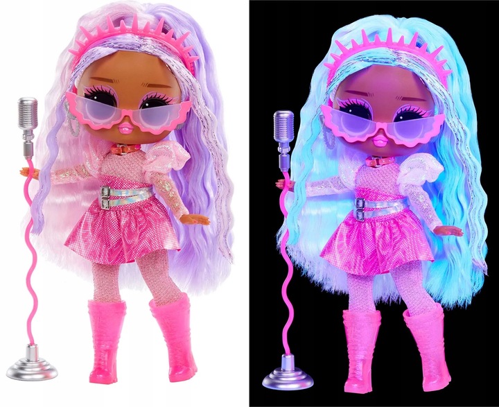 LOL Surprise Neonowa Laleczka Tweens Neon Pop Kitty K 120667 światło UV