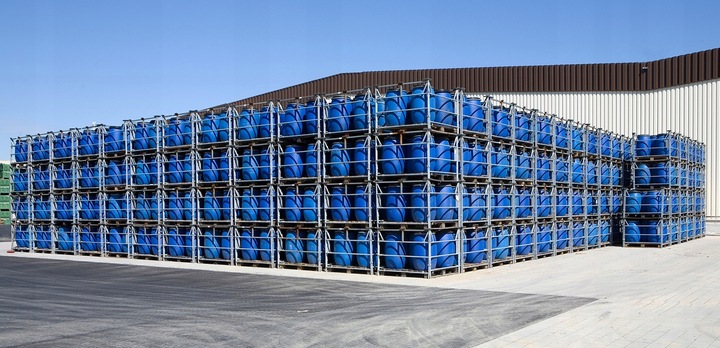 BECZKA PLASTIKOWA na wodę DO KISZENIA KAPUSTY OGÓRKÓW 50L KWADRATOWA atest