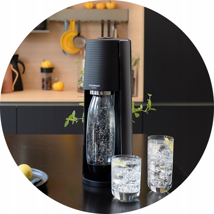 Saturator SodaStream TERRA do gazowania wody 2 butelki 2x Butla z gazem CO2