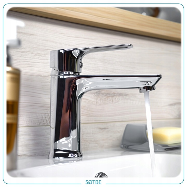 Kran do umywalki stojący bateria do łazienki umywalkowa oszczędna SOTBE
