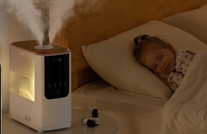 Nawilżacz powietrza Levoit OasisMist 450S dyfuzor ciepła zimna mgiełka 40m2