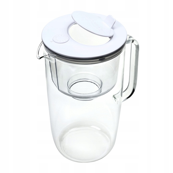 Szklany dzbanek filtrujący Sonata Biały + 6 wkładów UniX