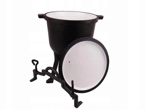 KOCIOŁEK ŻELIWNY EMALIOWANY 5L ROSSNER