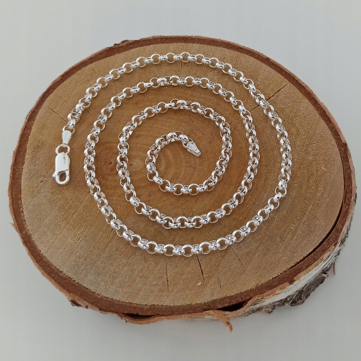 Łańcuszek srebrny Rolo 55cm 4.2mm 925