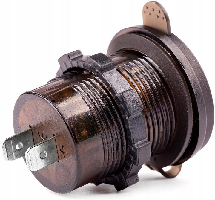 GNIAZDO SAMOCHODOWE ŁADOWARKA USB-C USB WOLTOMIERZ