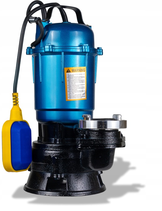 POMPA DO WODY BRUDNEJ Z ROZDRABNIACZEM DO SZAMBA CZYSTEJ PŁYWAK + 4 ZŁĄCZA