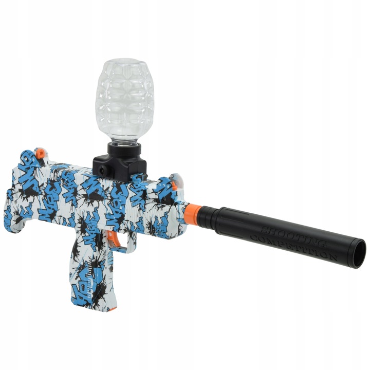 Pistolet Karabin Na Żelowe Kulki DUŻY Zestaw Automatyczny Broń Automat