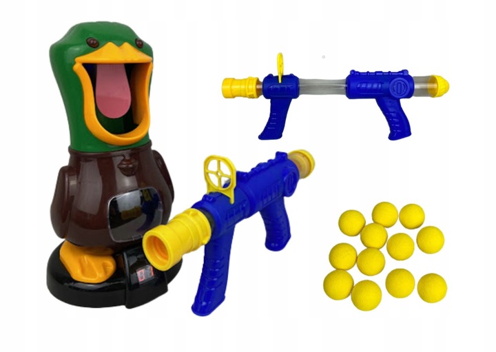 Głodna kaczka strzelanie do celu gra zręcznościowa