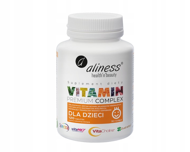 PREMIUM VITAMIN COMPLEX DLA DZIECI 120 tabletek do ssania