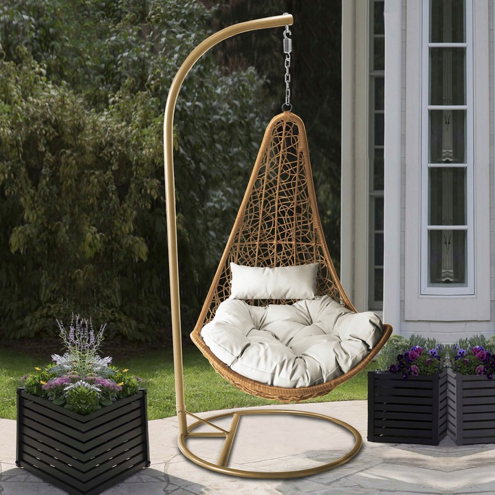 FOTEL WISZĄCY do ogrodu BOHO fotel ogrodowy