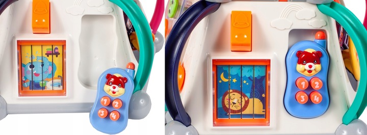 Kostka edukacyjna interaktywna sensoryczna multikostka gra dźwięki sorter