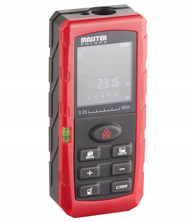 DALMIERZ LASEROWY MIERNIK ODLEGŁOŚCI CYFROWY 40M POZIOMICA ORYGINALNY