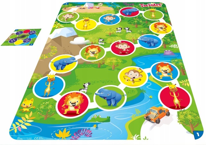 HASBRO Gra zręcznościowa Twister Junior 2W1 F7478