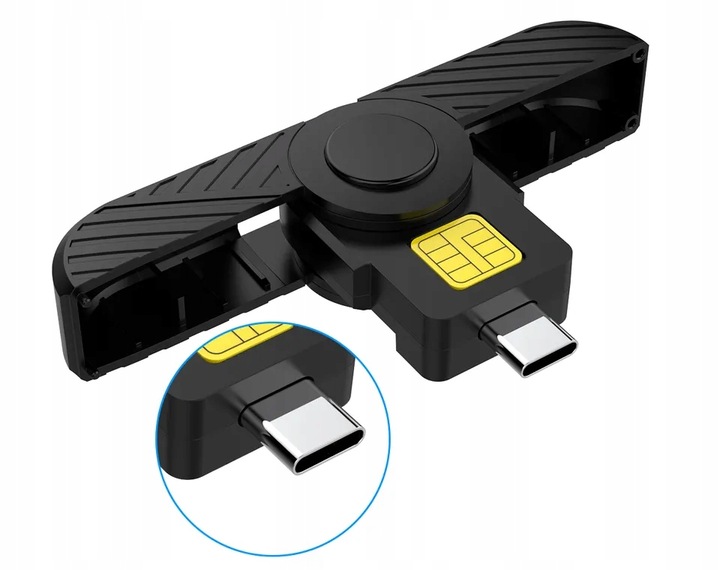 CR331 czytnik kart kierowców USB-C do smartfona