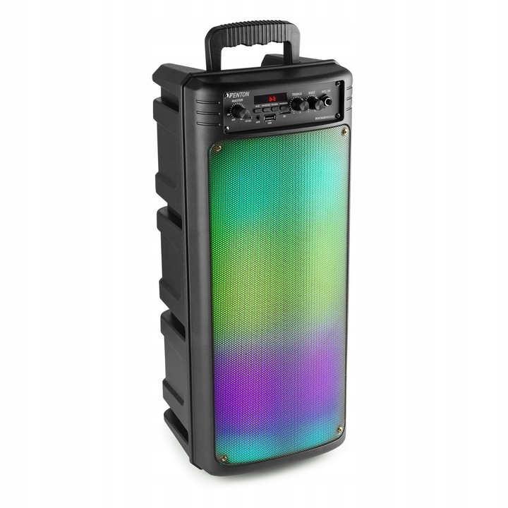 Boombox głośnik mobilny BT LED mikrofon Fenton