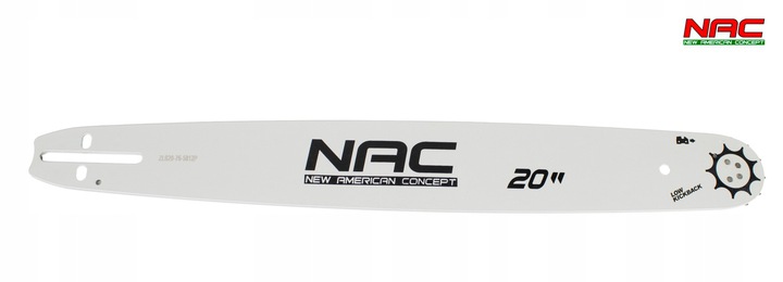 PROWADNICA DO PIŁY 20" NAC + ŁAŃCUCH ORYGINAŁ