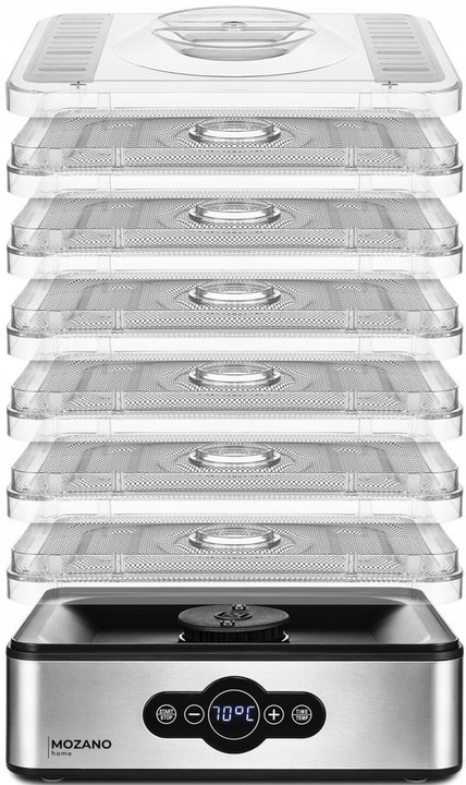 SUSZARKA DO GRZYBÓW OWOCÓW WARZYW SPOŻYWCZA DUŻA STALOWE SITA 500W ŻYWNOŚCI