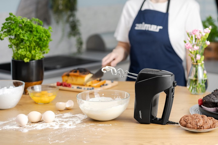 MIKSER RĘCZNY ZELMER LEKKI ROBOT KUCHENNY 5 BIEGÓW 4 KOŃCÓWKI TURBO 750W