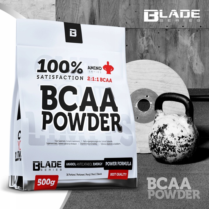 Hi TEC BLADE 100% BCAA Powder - 500g + GLUTAMINA