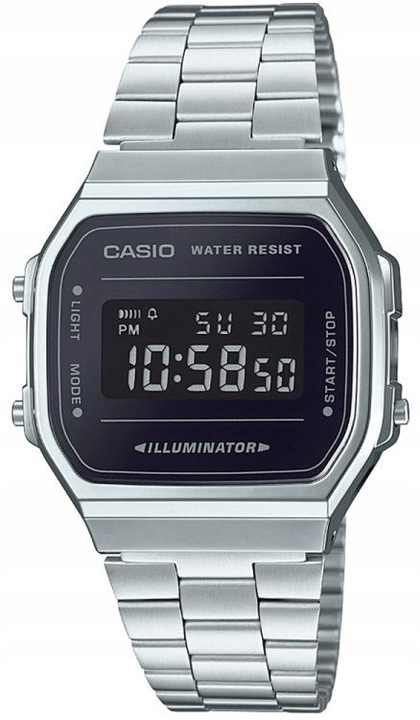 ZEGAREK CASIO VINTAGE MIRROR A168WEM RETRO OLDSKUL CYFROWY Z PODŚWIETLENIEM