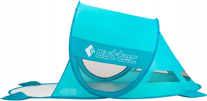 NAMIOT PLAŻOWY SAMOROZKŁADAJĄCY PARAWAN ZAMYKANY OKIENKO POP UP UV50 OUTTEC