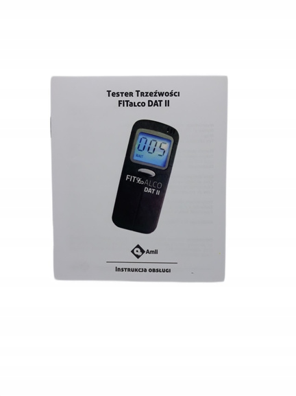 Alkomat FitAlco Dat II LCD LED + Ustniki + Gratis