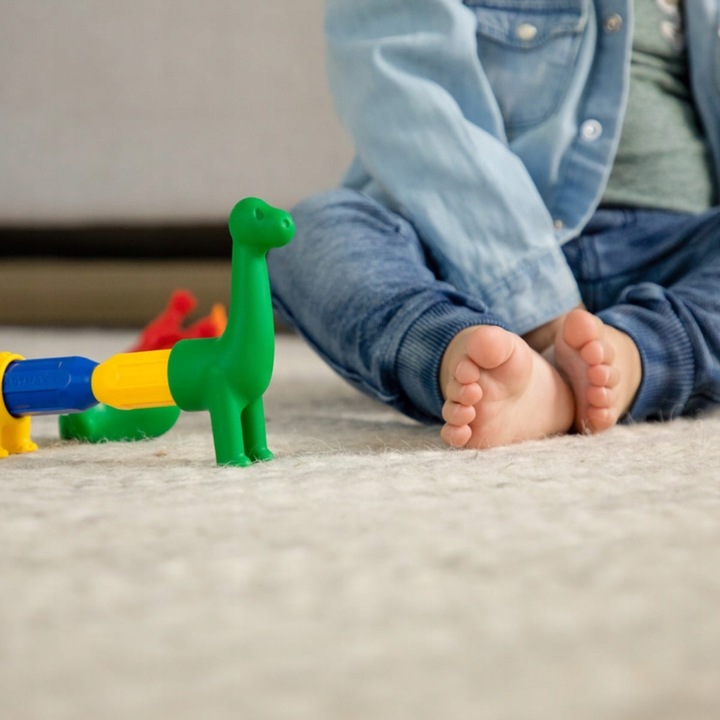 Pierwsze Klocki magnetyczne Smart Max IUVI Games - Dinozaury 14 elementów