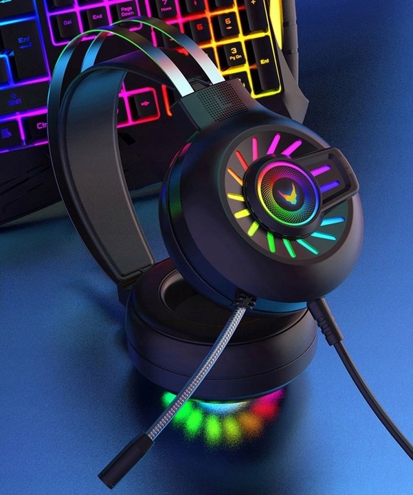 SŁUCHAWKI Z MIKROFONEM DO KONSOLI LAPTOPA XBOX PS4