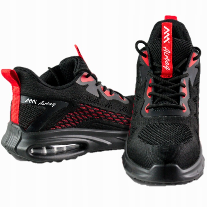 Sportowe Buty robocze ochronne S1 SR półbuty bardzo lekkie z noskiem r. 45